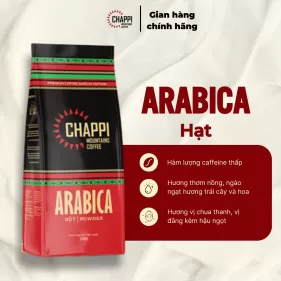 CÀ PHÊ HẠT ARABICA HIỆN ĐẠI (vị chua nhẹ, thơm, ít caffein không bị say cà phê)